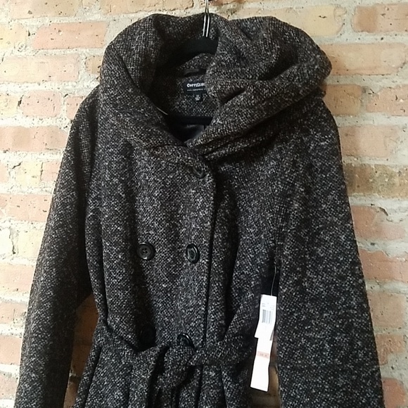 CoffeeShop Jackets & Blazers - NWT - Coffeeshop Tweed Hooded Coat - 3X